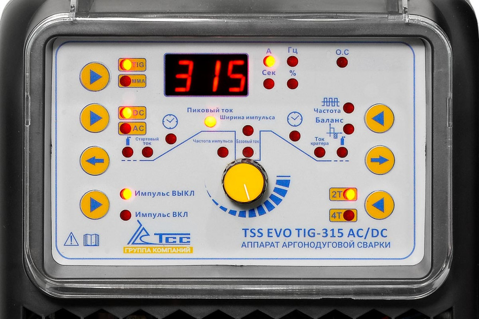 Аппарат аргонодуговой сварки TSS EVO TIG-315 AC/DC Аппарат аргонодуговой сварки TSS EVO TIG-315 AC/DC