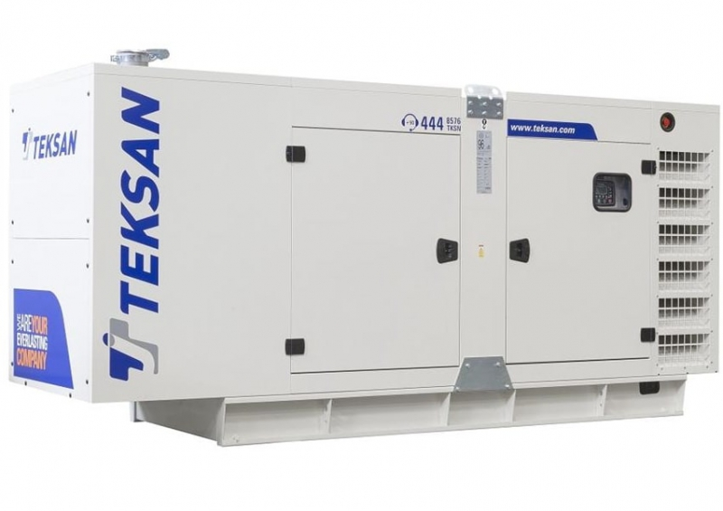 Дизельный генератор TEKSAN TJ140BD в кожухе