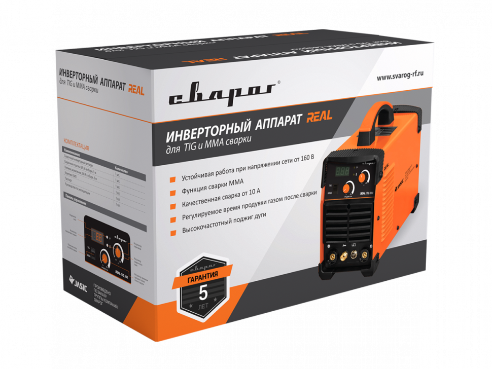 Сварочный инвертор Сварог REAL TIG 200 (W223) Сварочный инвертор Сварог REAL TIG 200 (W223)